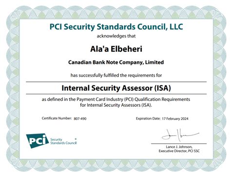 pci professional certification